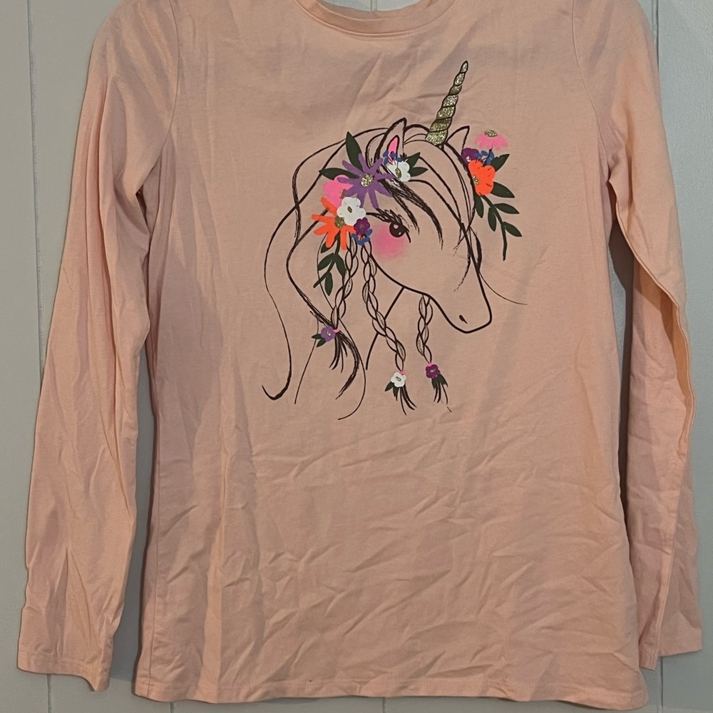 Cat & Jack Cream Long Sleeve Shirt